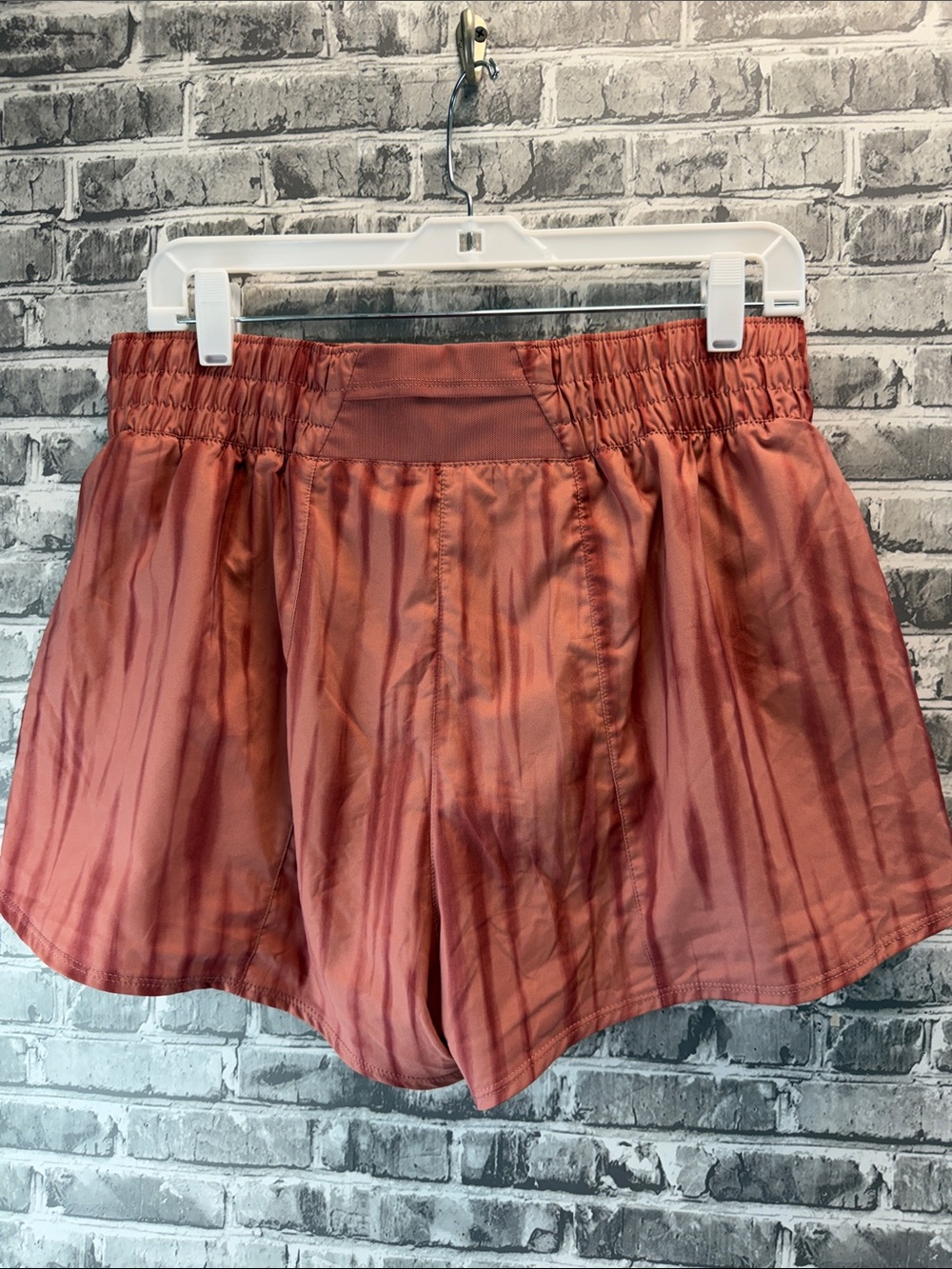 Nike Women's Rust Tie-Dye Athletic Shorts - Picture 3 of 8